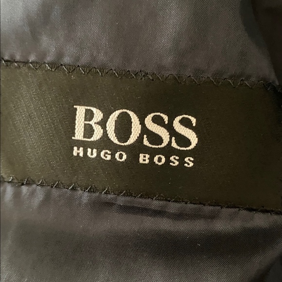 Hugo Boss Wool Black Men's Blazer classic minimalist suit jacket formal formal - Picture 4 of 13